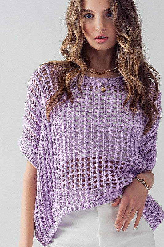 Purple Haze Crochet Top