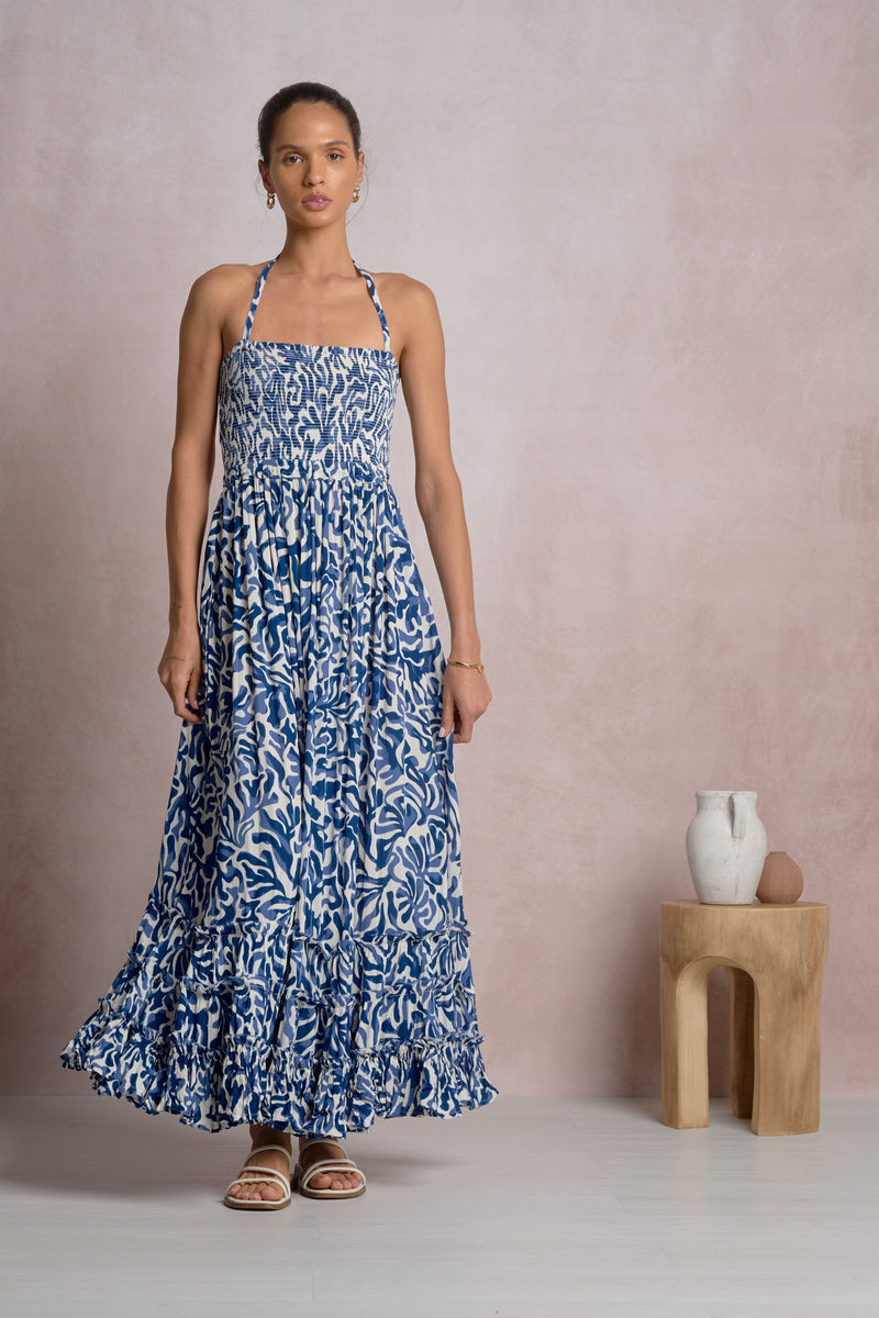 Coraline Maxi - Shop Elan Blue Coralina / M Coraline Maxi - Shop Elan Blue Coralina / M