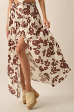 Olivia Floral Maxi Skirt
