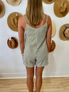 (Rhythm) Cove Stripe Adjustable Romper - Aloe