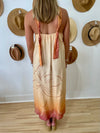 Maré Ombré Halter Maxi Dress