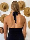 Savi Halter Top - Black