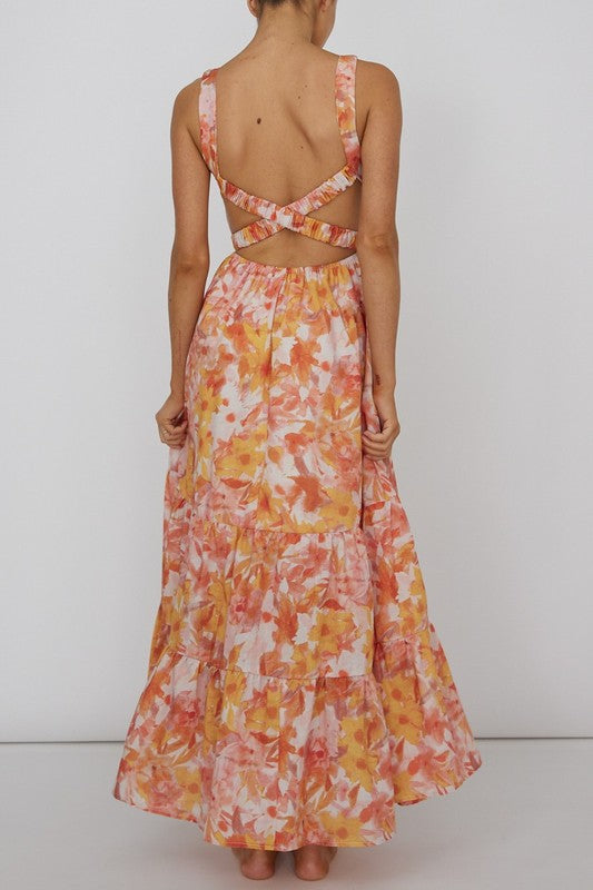 Flirting With Fate Floral Maxi Dress
