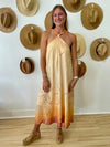 Maré Ombré Halter Maxi Dress