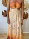 Sol Dourado Cutout Maxi Dress