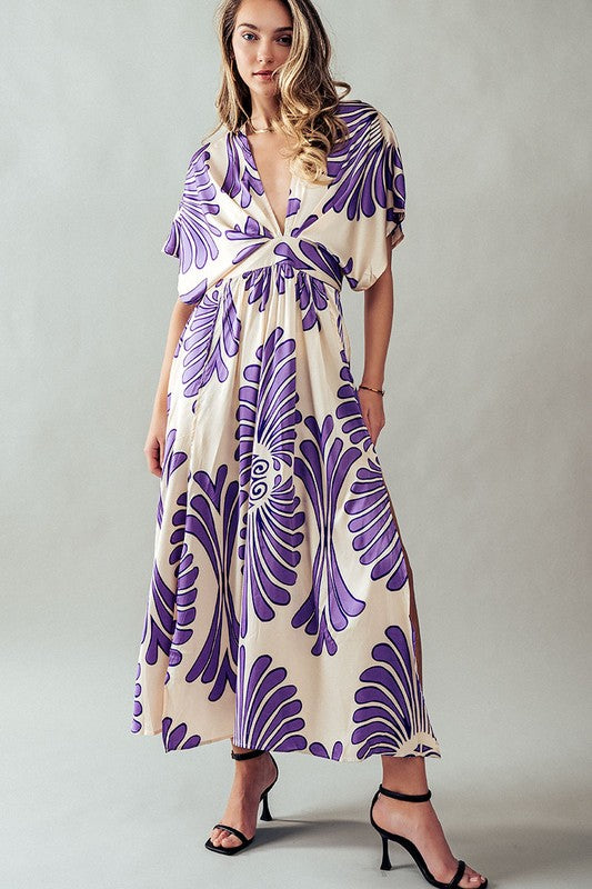 Lavender Daydreams Kimono Dress￼