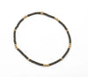 Erin Gray | 2mm Newport Graphite + Gold Filled Waterproof Bracelet