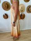 Maré Ombré Halter Maxi Dress