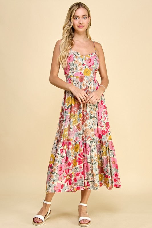 Desert Florals Maxi Dress