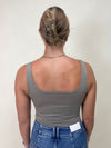 Hip To Be Square Crop Tank - Laurel Oak