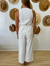 (Rhythm) Niko Long Vest - White