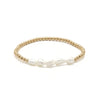 Erin Gray | Baroque Row Pearl + Gold Filled Waterproof Bracelet