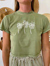 (Rhythm) Palms Crop Crew Tee
