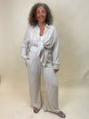 Coastal Drift Wide Leg Pants - Natural/Latte
