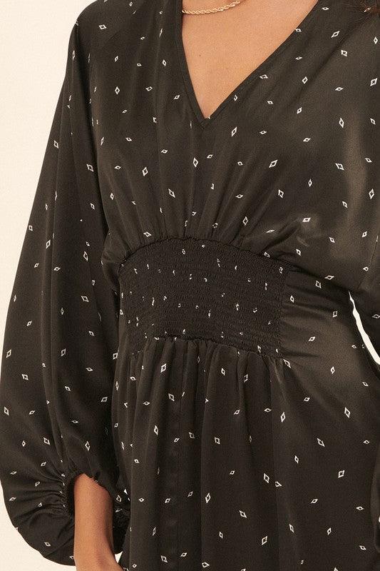 Abstract Polka Dot Dress - Pineapple Lain Boutique