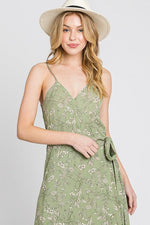 Anything Goes Floral Print Wrap Dress - Pineapple Lain Boutique