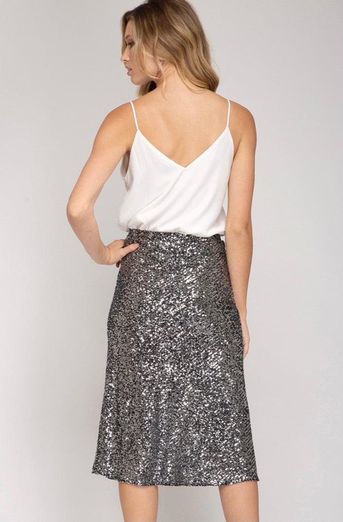 Frank Lyman Royal Sequin Skirt Style 239257
