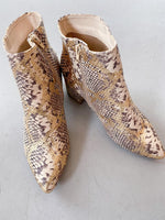 Dolce Vita Gold Snake Booties - Pineapple Lain Boutique