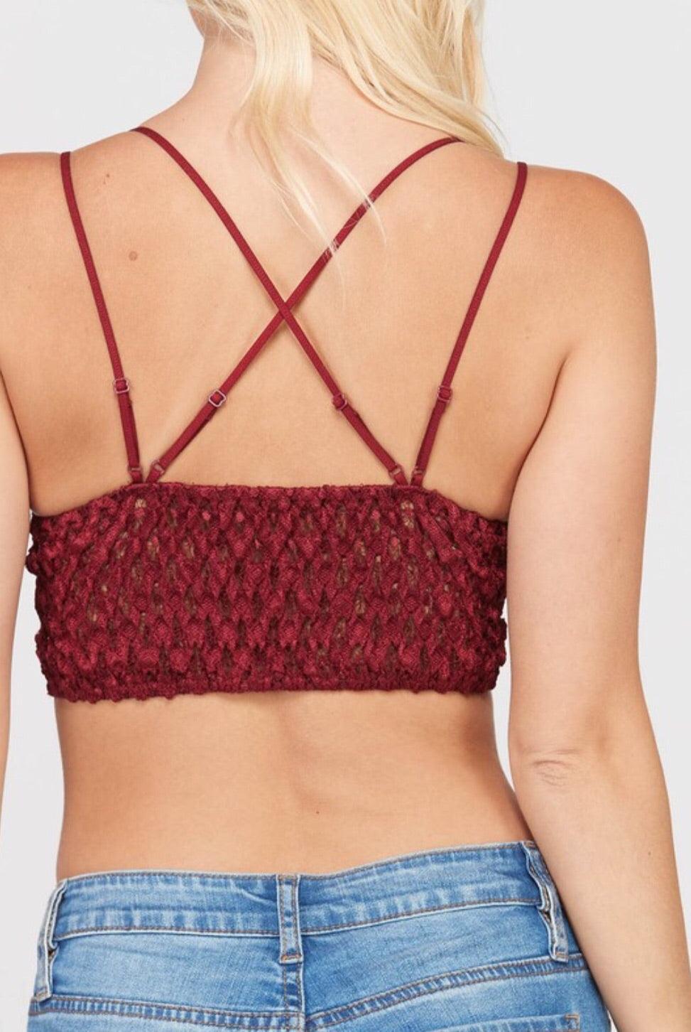 pineapple bralette
