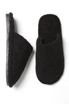 Fuzzy Slippers - Black - Pineapple Lain Boutique
