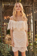 Love Me Lace Dress - White - Pineapple Lain Boutique