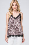 Slinky Cheetah Print Camisole Top - Pineapple Lain Boutique