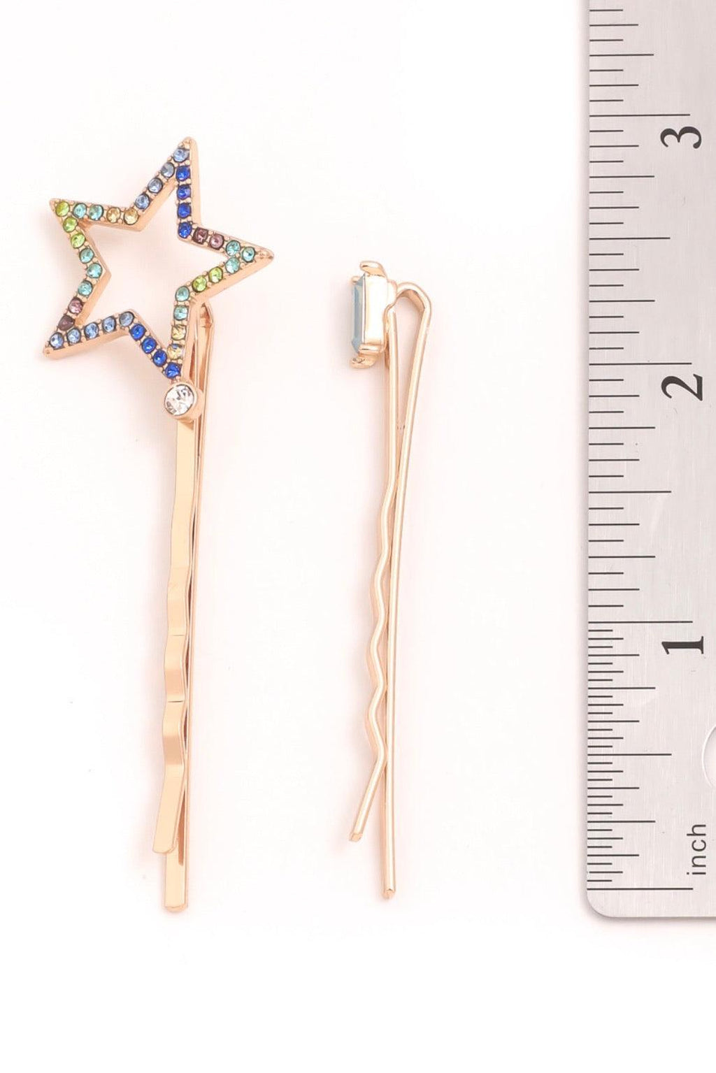 Studded Star Hair Pin Set - Pineapple Lain Boutique